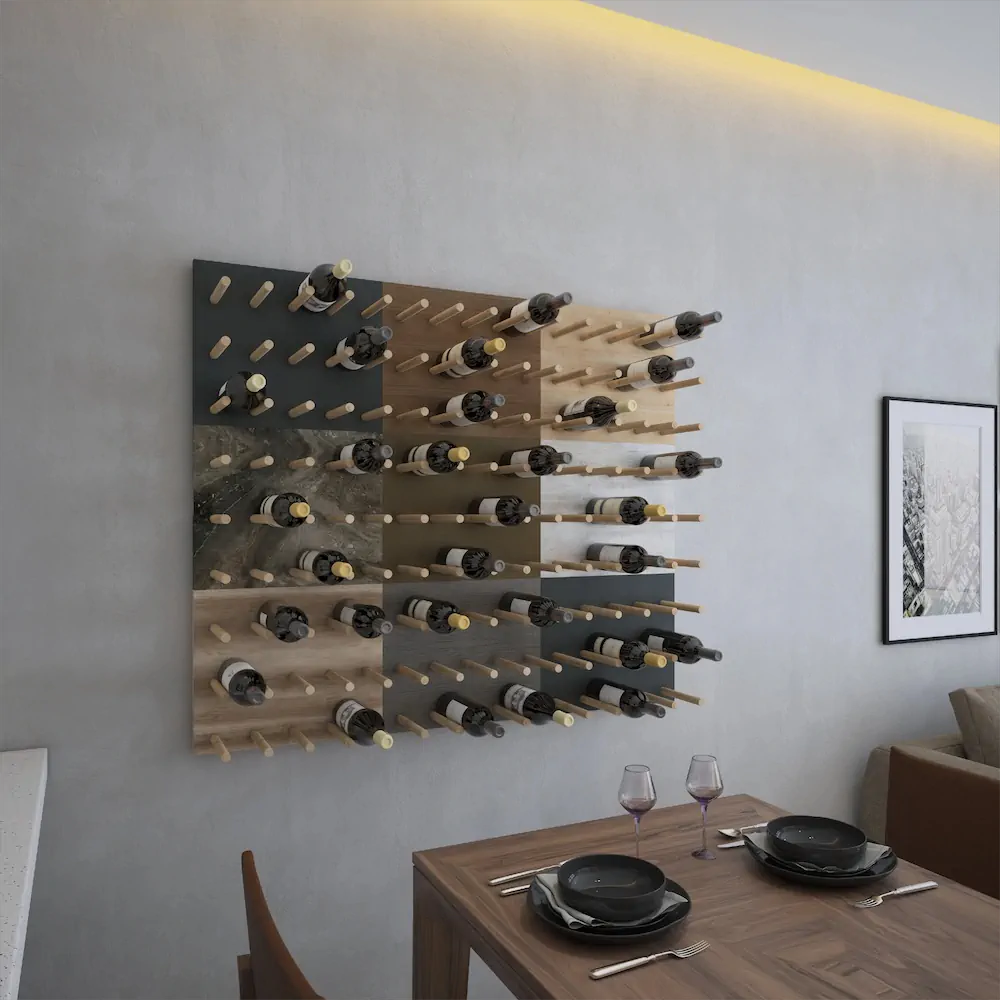 modular wine wall rack-2